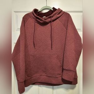 Maroon hoodie. Size XL